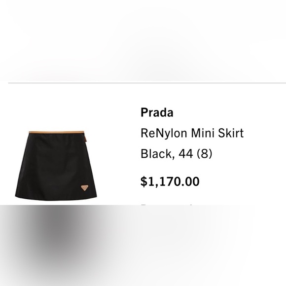 Prada ReNylon Mini Skirt - Picture 4 of 4